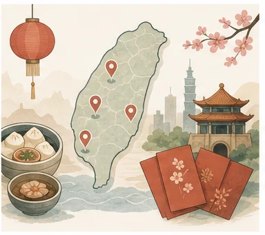 Lunar New Year Taiwan project visual