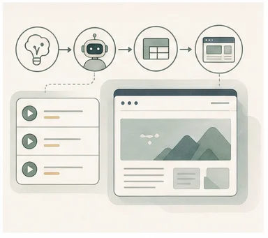 Zero to Website AI Tools project visual